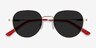 Event Gold MetalSunglass Frames from EyeBuyDirect, Closed View