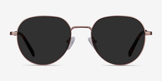 Event Rose Gold MetalSunglass Frames from EyeBuyDirect, Front View