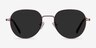 Event Rose Gold MetalSunglass Frames from EyeBuyDirect, Front View