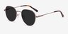 Event Rose Gold MetalSunglass Frames from EyeBuyDirect, Angle View