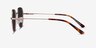 Event Rose Gold MetalSunglass Frames from EyeBuyDirect, Side View