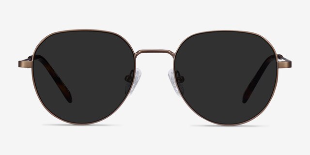 Event Bronze MetalSunglass Frames from EyeBuyDirect, Front View