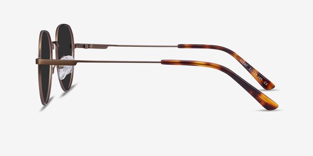 Event Bronze MetalSunglass Frames from EyeBuyDirect, Side View