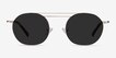 Lito Gold MetalSunglass Frames from EyeBuyDirect, Front View
