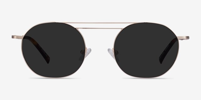 Lito Gold MetalSunglass Frames from EyeBuyDirect, Front View