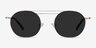Lito Gold MetalSunglass Frames from EyeBuyDirect, Front View