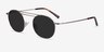 Lito Gold MetalSunglass Frames from EyeBuyDirect, Angle View