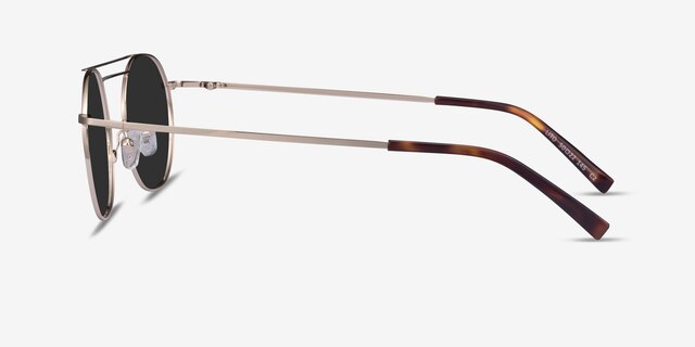 Lito Gold MetalSunglass Frames from EyeBuyDirect, Side View