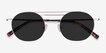 Lito Gold MetalSunglass Frames from EyeBuyDirect, Closed View