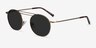 Lito Bronze MetalSunglass Frames from EyeBuyDirect, Angle View