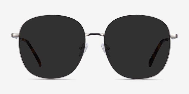 Ellis Silver MetalSunglass Frames from EyeBuyDirect, Front View