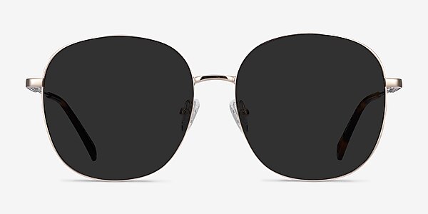 Ellis Gold Metal Sunglass Frames