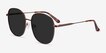 Ellis Bronze MetalSunglass Frames from EyeBuyDirect, Angle View