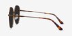 Ellis Bronze MetalSunglass Frames from EyeBuyDirect, Side View
