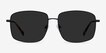 Ryker Black MetalSunglass Frames from EyeBuyDirect, Front View