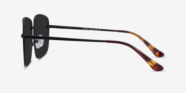 Ryker Black MetalSunglass Frames from EyeBuyDirect, Side View