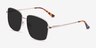 Ryker Gold MetalSunglass Frames from EyeBuyDirect, Angle View