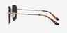 Ryker Gold MetalSunglass Frames from EyeBuyDirect, Side View