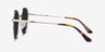 Sage Gold MetalSunglass Frames from EyeBuyDirect, Side View