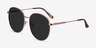 Sage Or rose MétalSoleil de Lunette de vue d'EyeBuyDirect, Vue d'Angle
