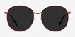 Sage Red MetalSunglass Frames from EyeBuyDirect, Front View