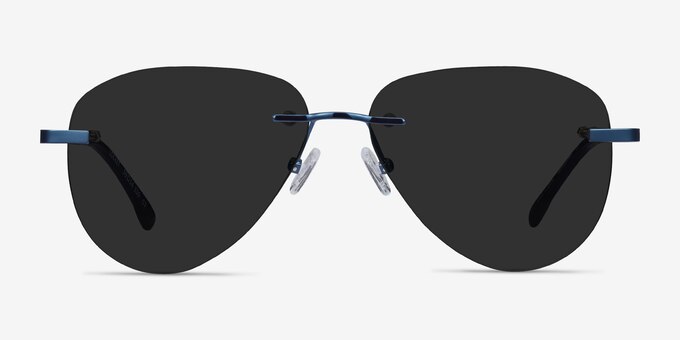 Locket Navy Metal Sunglass Frames