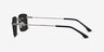 Invent Silver MetalSunglass Frames from EyeBuyDirect, Side View