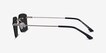Invent Matte Silver MetalSunglass Frames from EyeBuyDirect, Side View