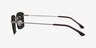 Invent Matte Gold MetalSunglass Frames from EyeBuyDirect, Side View