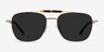Jackson Gold Tortoise AcetateSunglass Frames from EyeBuyDirect, Front View