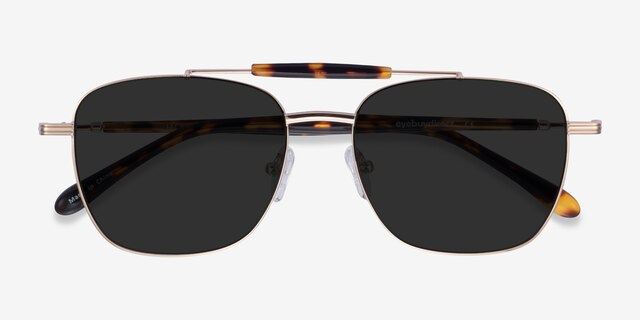 Jackson Gold Tortoise AcetateSunglass Frames from EyeBuyDirect, Closed View