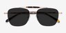 Jackson Gold Tortoise AcetateSunglass Frames from EyeBuyDirect, Closed View