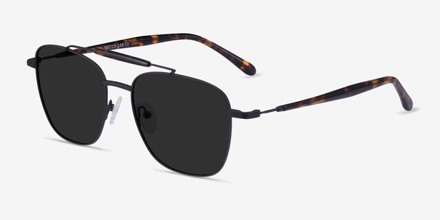 Jackson Black Tortoise AcetateSunglass Frames from EyeBuyDirect, Angle View