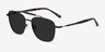 Jackson Black Tortoise AcetateSunglass Frames from EyeBuyDirect, Angle View