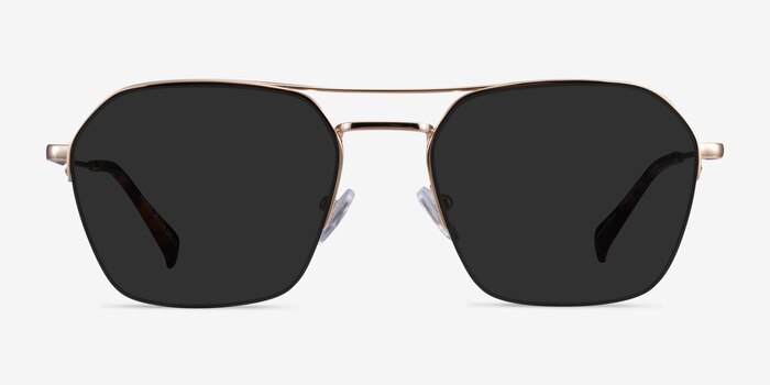 Decade Gold Metal Sunglass Frames from EyeBuyDirect