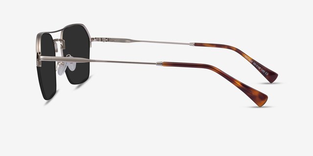 Decade Silver MetalSunglass Frames from EyeBuyDirect, Side View