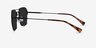 Decade Black MetalSunglass Frames from EyeBuyDirect, Side View