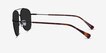 Garros Black Tortoise MetalSunglass Frames from EyeBuyDirect, Side View
