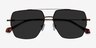 Whittle Bronze MetalSunglass Frames from EyeBuyDirect, Closed View