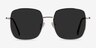Sunday Silver MetalSunglass Frames from EyeBuyDirect, Front View