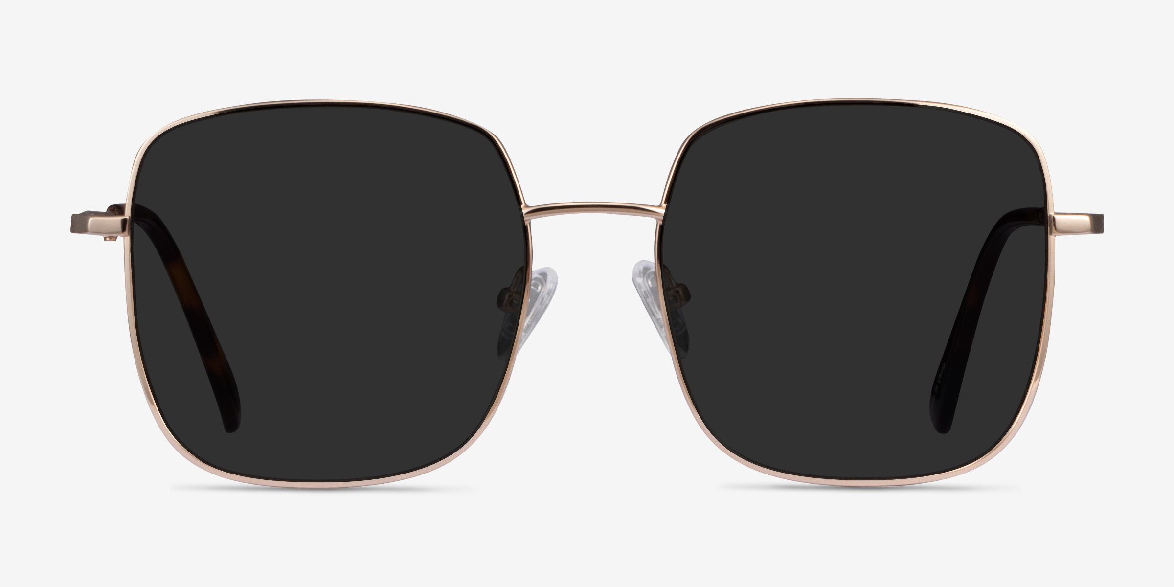 Sunday Square Gold Frame Sunglasses For Men Eyebuydirect Canada