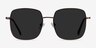 Sunday Bronze MetalSunglass Frames from EyeBuyDirect, Front View