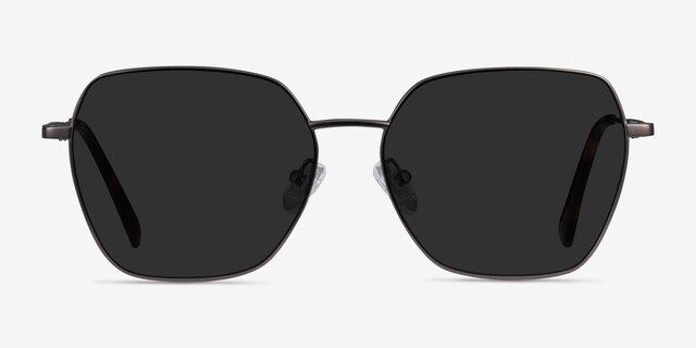 Ginza Gunmetal MetalSunglass Frames from EyeBuyDirect, Front View