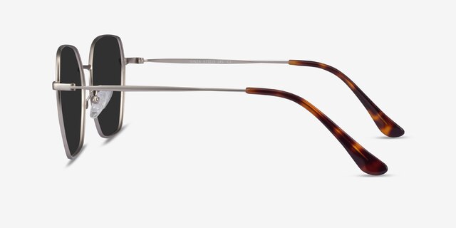 Ginza Silver MetalSunglass Frames from EyeBuyDirect, Side View