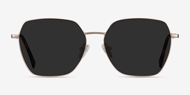 Ginza Gold MetalSunglass Frames from EyeBuyDirect, Front View