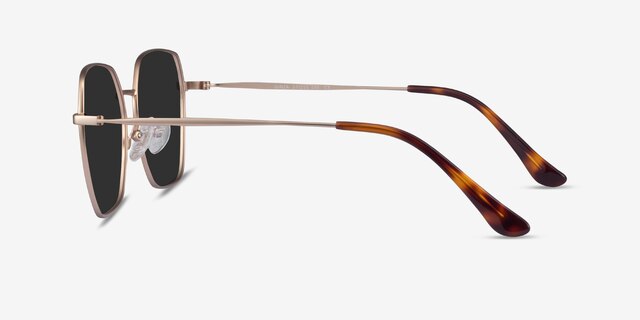 Ginza Gold MetalSunglass Frames from EyeBuyDirect, Side View