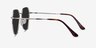 Carlsbad Silver MetalSunglass Frames from EyeBuyDirect, Side View
