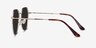 Carlsbad Gold MetalSunglass Frames from EyeBuyDirect, Side View