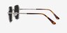 Lenox Silver MetalSunglass Frames from EyeBuyDirect, Side View
