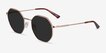 Elsa Gold MetalSunglass Frames from EyeBuyDirect, Angle View